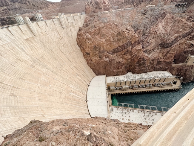 View during a Hoover Dam tour