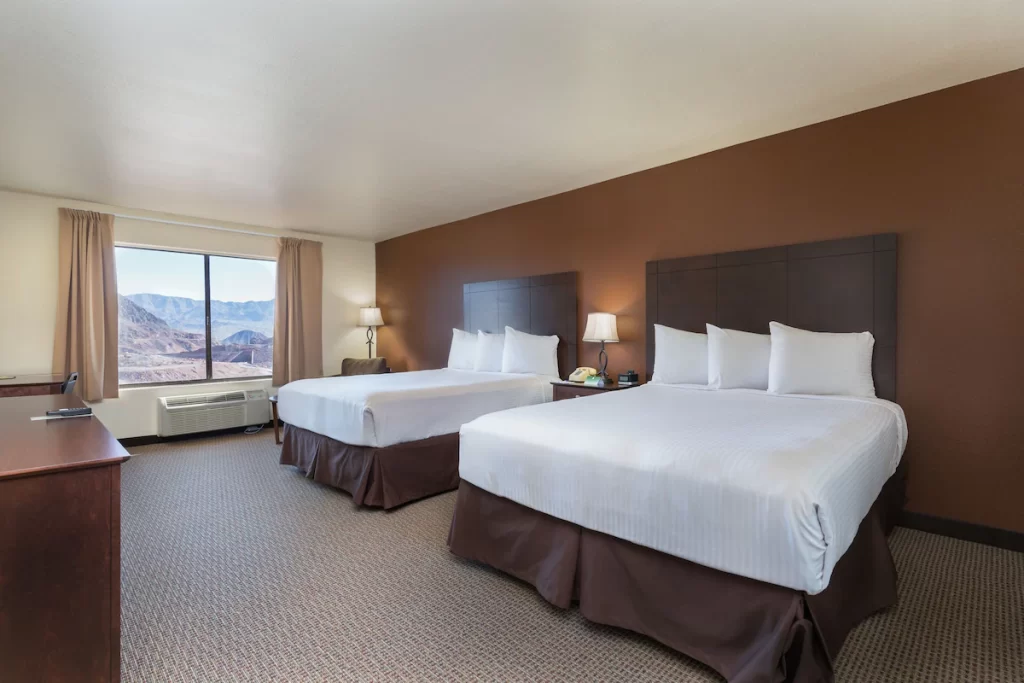 Hotel room at the Hoover Dam Lodge and Casino