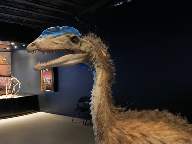 Dinosaur replica at Moab Giants in Southern Utah