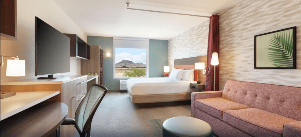 Home2 Suites by Hilton hotel near the Salt River tubing area