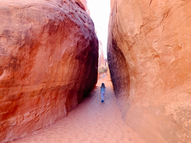 Hiking to the Arches in Arches National Park