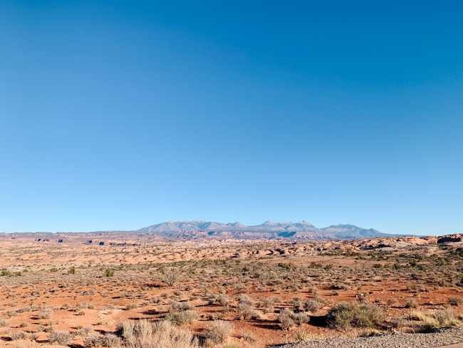 View from the La Sal Mountain Viewpoint