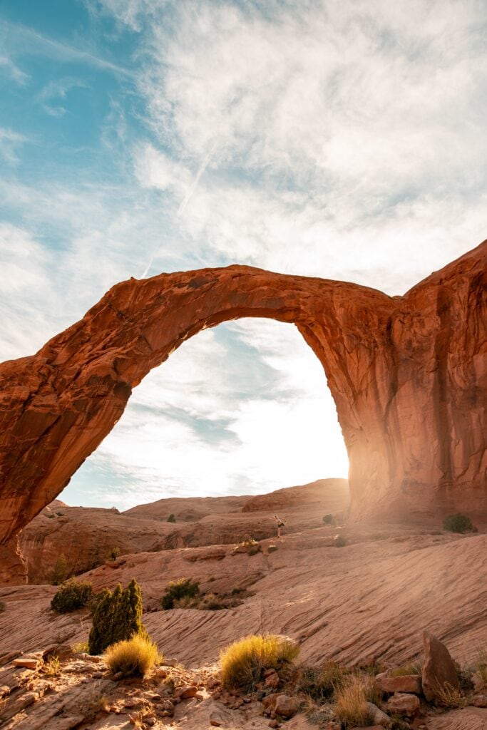 Scenic view of an arch