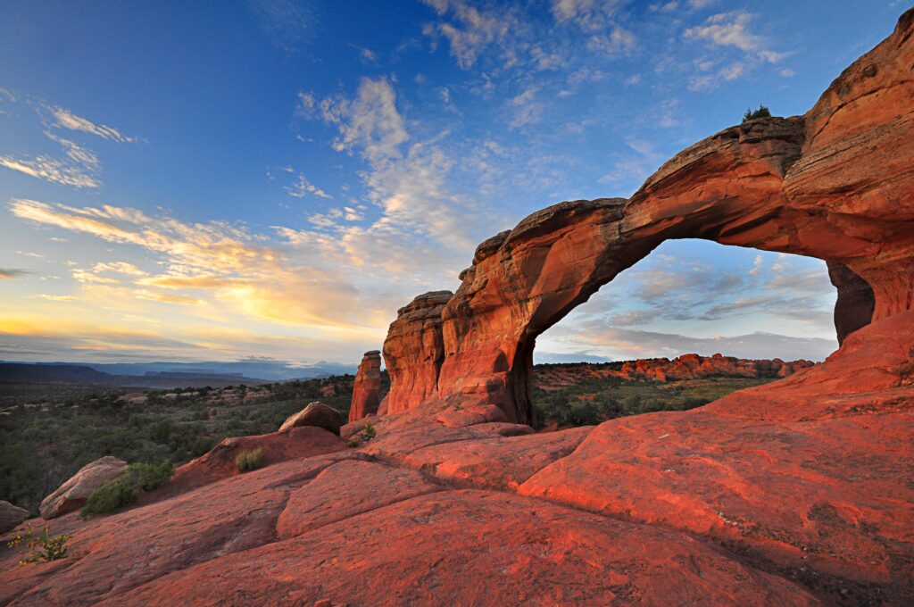 Broken Arch in Arches National Park
