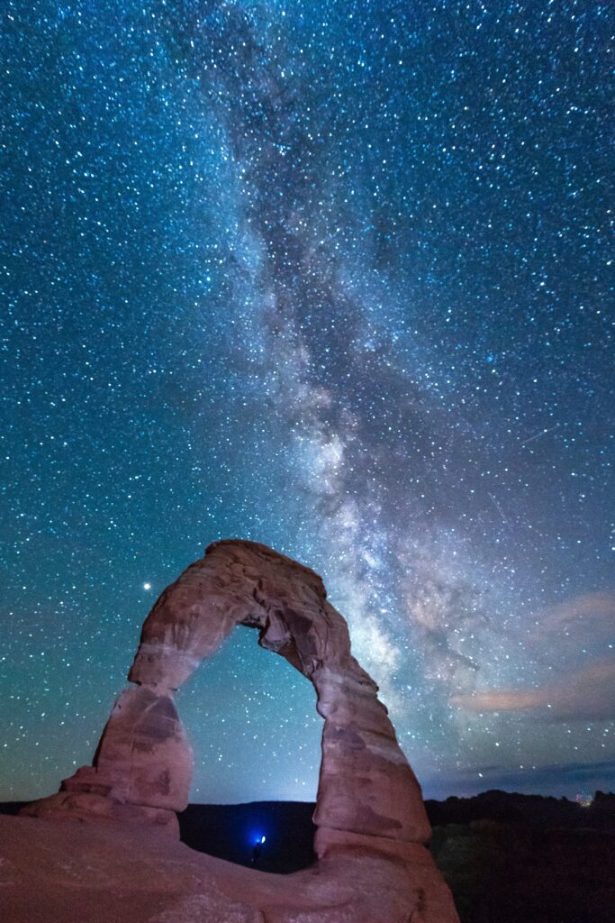 Stargazing at Arches National Park