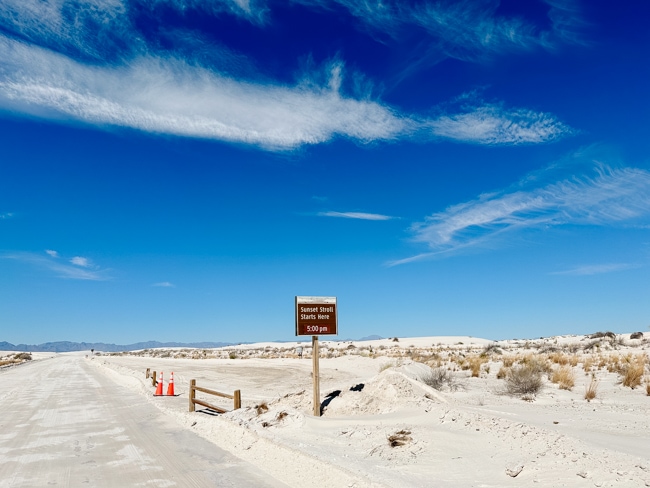 Going on the guided hikes is one of the fun things to do in White Sands National Park