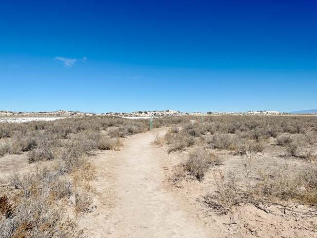 Hiking is one of the best things to do in White Sands National Park