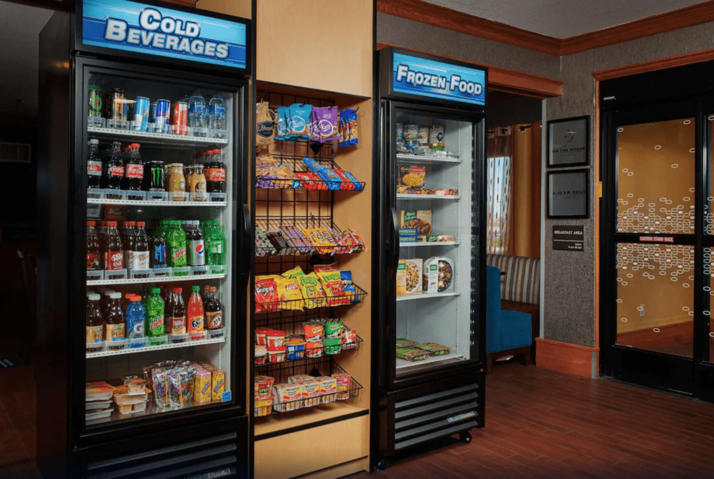 Convenience store inside Hampton Inn Alamogordo.