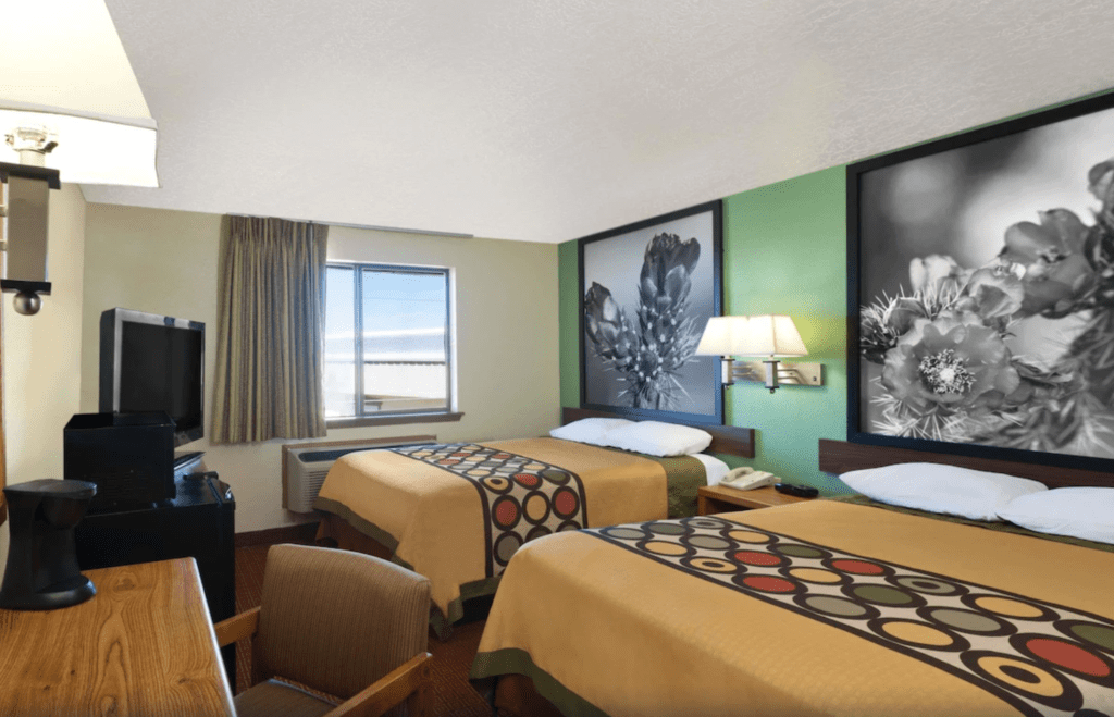 Staying room at Super 8 by Wyndham Alamogordo.