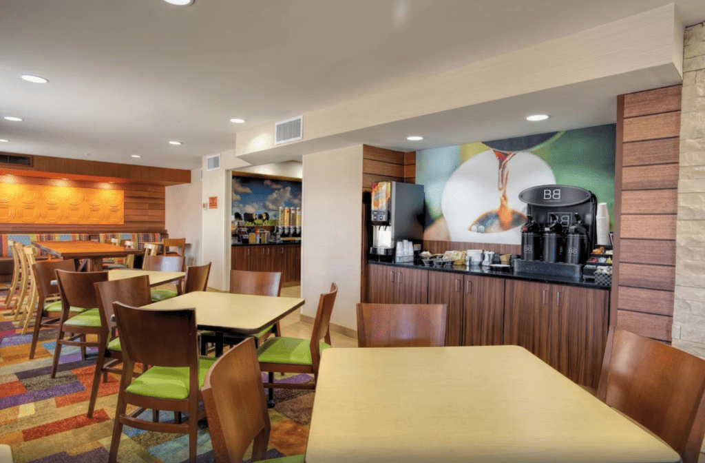 Cafe at Fairfield Inn by Marriott Las Cruces, one of the hotels near White Sands National Park.
