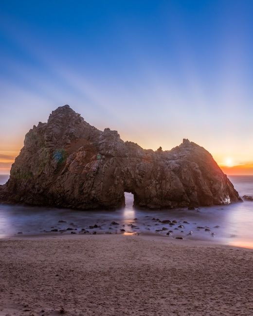Sunset at Pfeiffer Beach