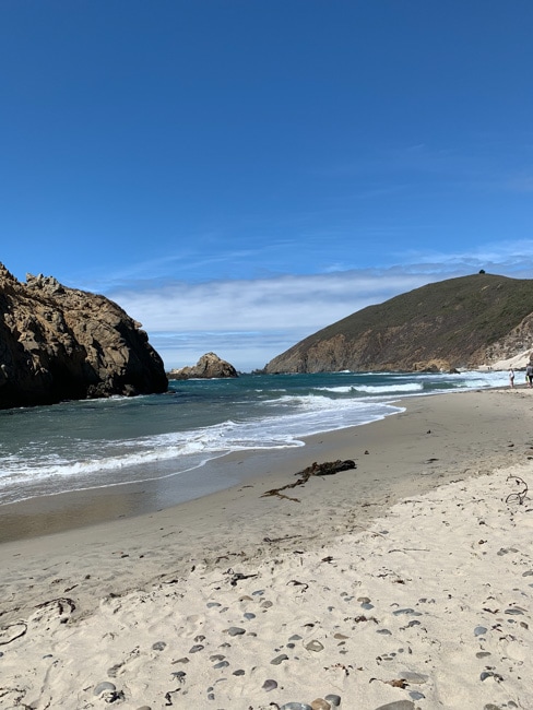 Pfeiffer Big Sur State Park beach