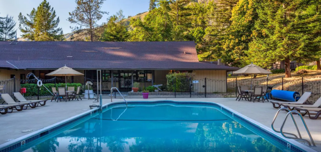The Big Sur Lodge is the only accommodations available within Pfeiffer Big Sur State Park