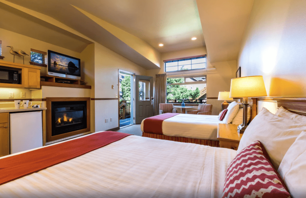 Guest room at Inn at Cannon Beach.