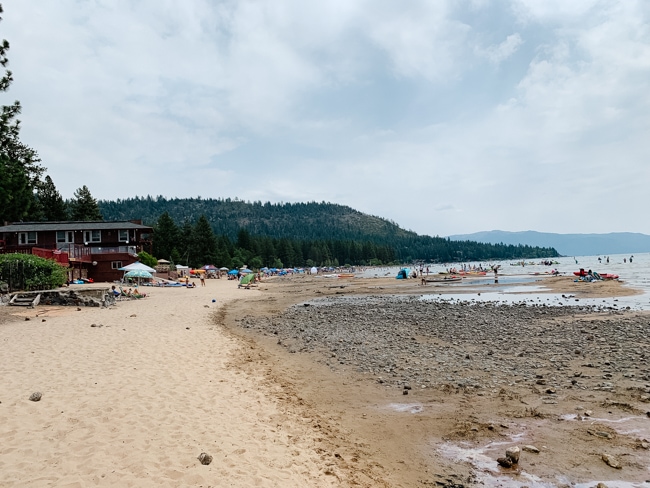 Kings Beach at North Lake Tahoe