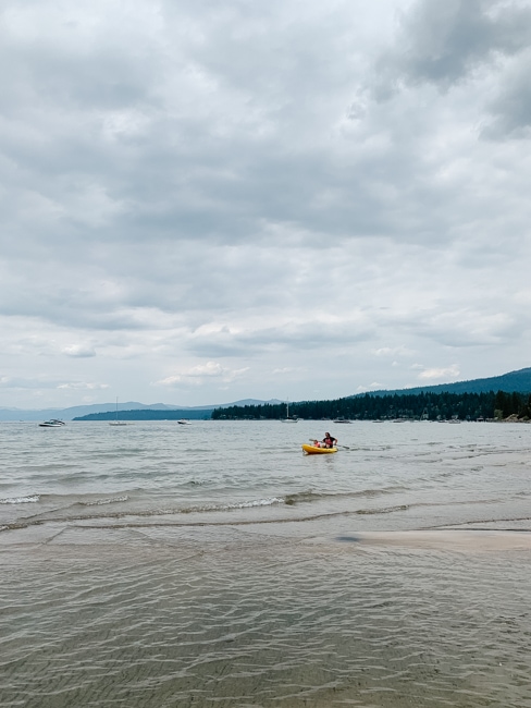 Kayaking at North Lake Tahoe