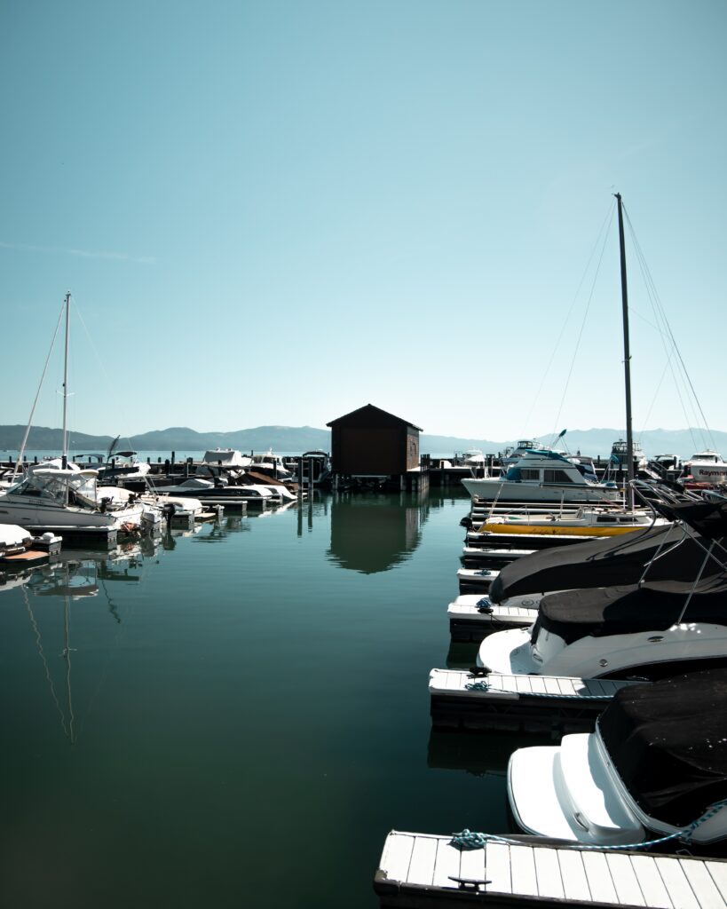 Harbor along the Tahoe East Shore Trail