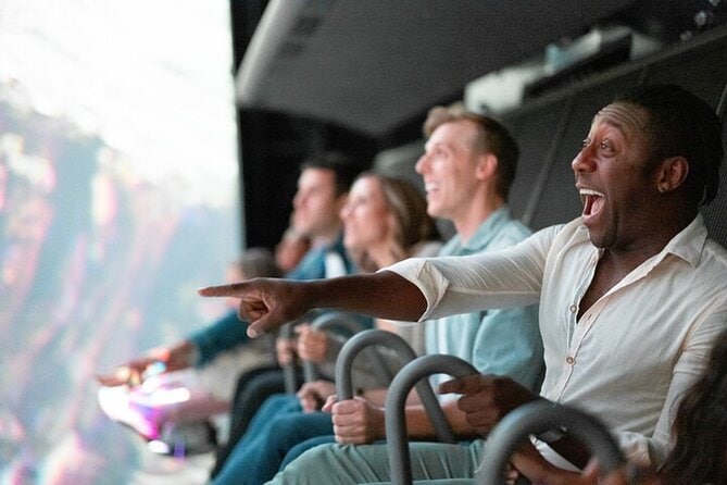 People on the FlyOver Las Vegas ride