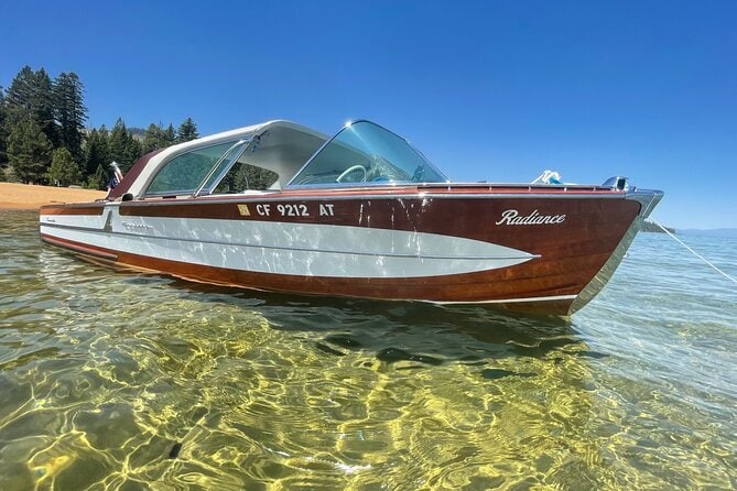 Boat on Lake Tahoe