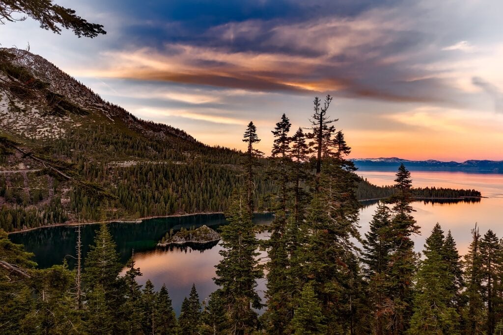 Sunset at Lake Tahoe