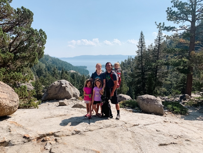 My family hiking the Eagle Lake Trail