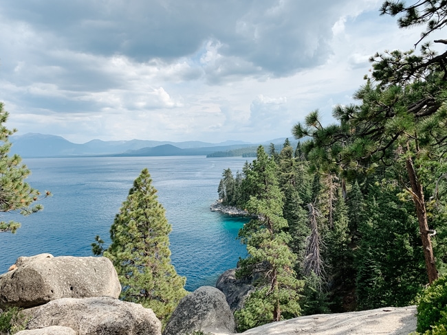 Scenic view of Lake Tahoe