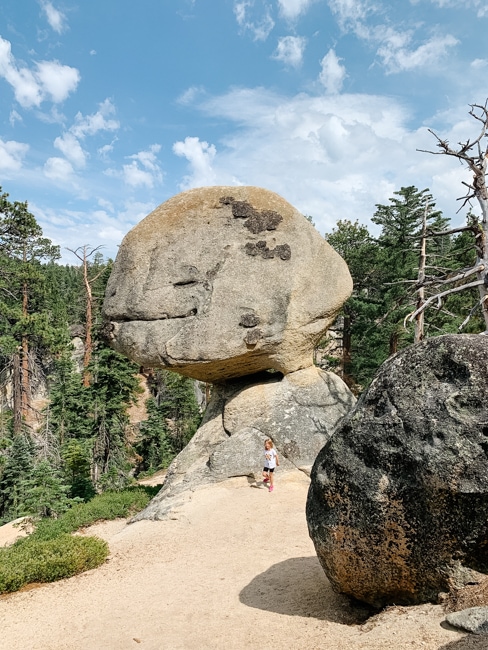 Rock formation in DL Bliss State Park