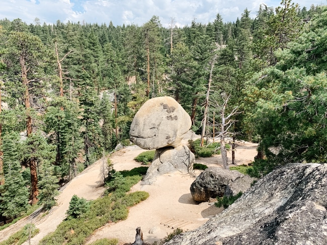 Rock formation in DL Bliss State Park