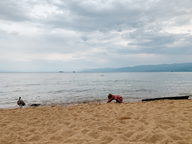 Baldwin Beach in Lake Tahoe