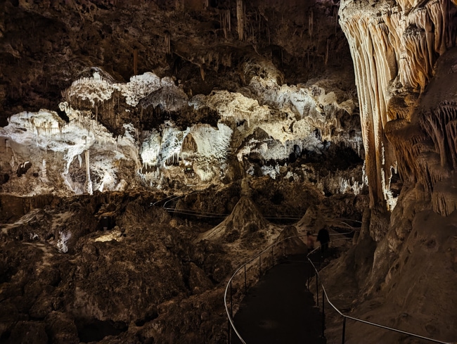 On a self-guided tour, one of the best things to do in Carlsbad Caverns