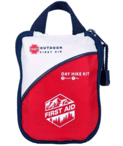 A portable first-aid kit.