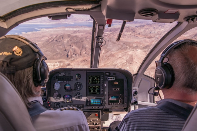 A helicopter ride is a great way to get from Las Vegas to the Grand Canyon