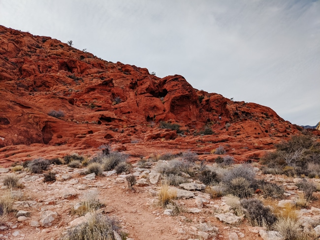Red Rock Canyon, one of the best places to visit when traveling from Las Vegas to Grand Canyon.