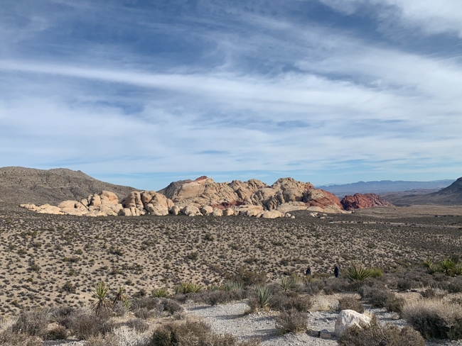 Views of the desert near Las Vegas, Nevada