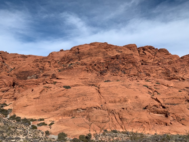 View of the scenery near Las Vegas Nevada