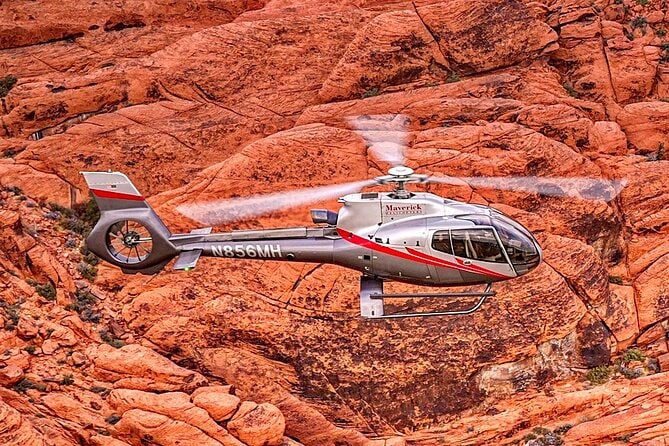 Red Rock Canyon tour in a helicopter