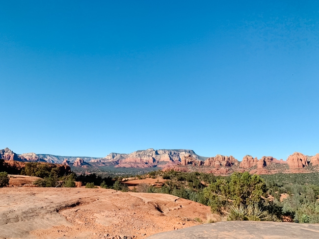 Scenic view of Sedona in northern Arizona