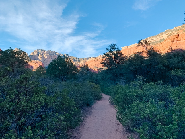 Hiking trail in Sedona, Arizona