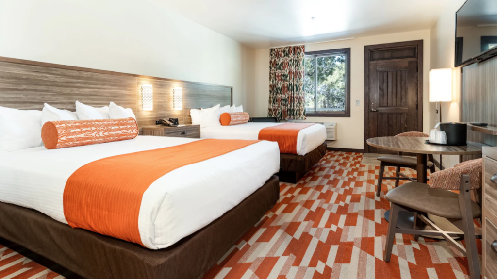 Staying room at Maswik Lodge.
