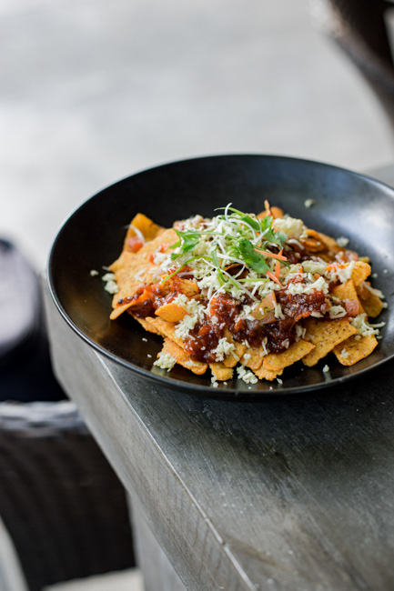 A plate of nachos from Yavapai Tavern.