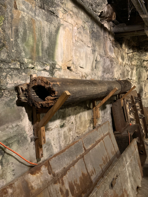 Historical object on display during the presentation