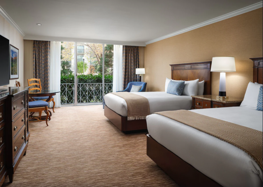 Staying room at Little America in Salt Lake City.