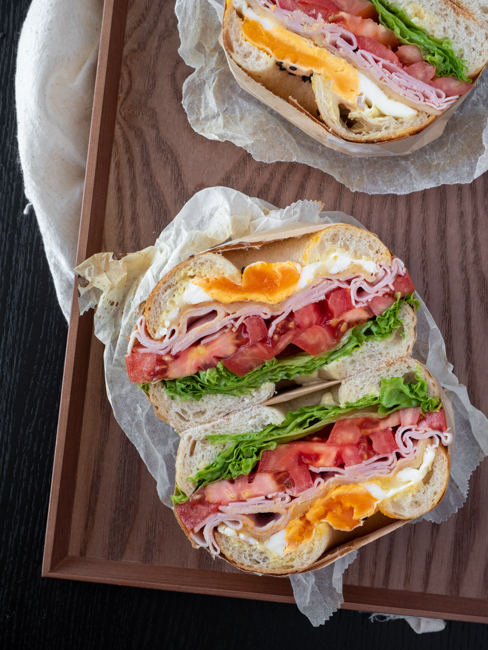 Tasty bagel sandwiches from Einstein Bros. Bagels.