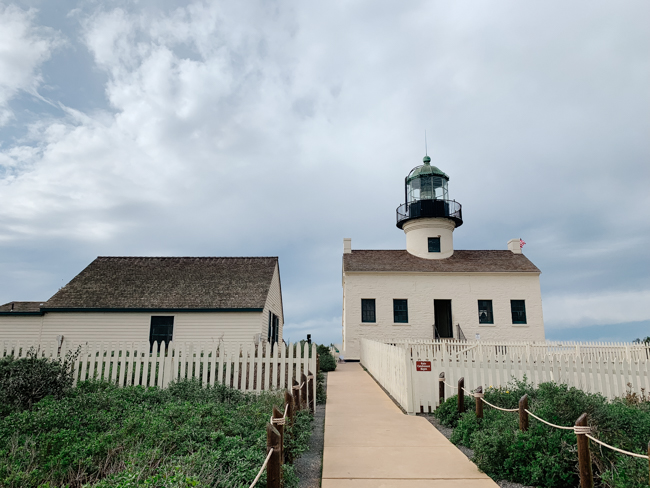 Lighthouse at Cabrillo National Monument in San Diego, California