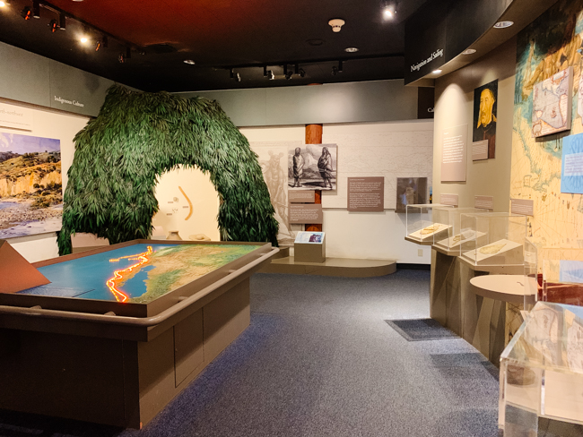 Exhibits at the Visitor Center