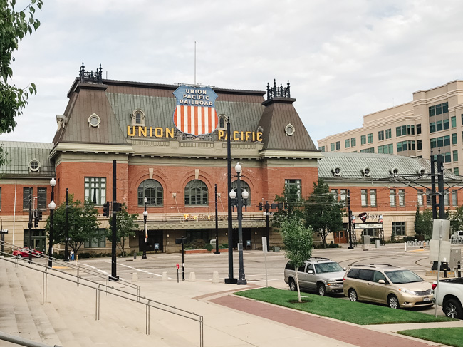 Union Pacific building in downtown Salt Lake City.