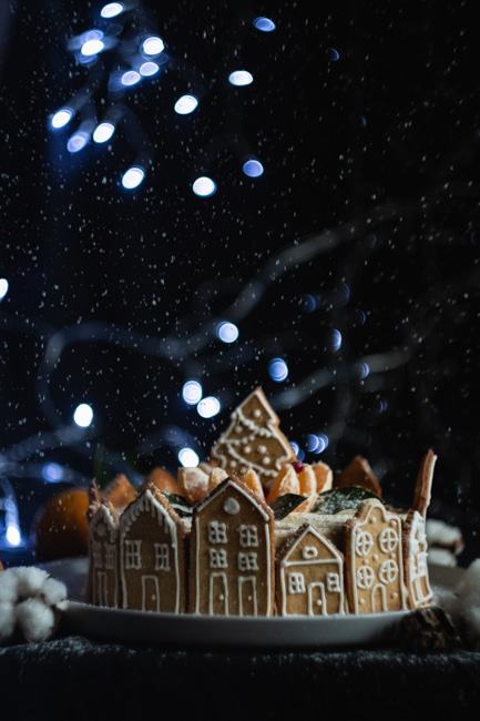 Gingerbread house on display. Gingerbread Village is one of the best places to check out while visiting Seattle in December.