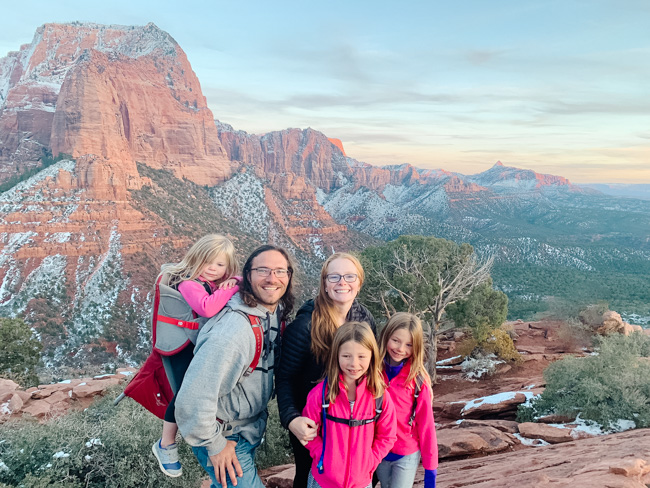 Scenic viewpoint in Southern Utah