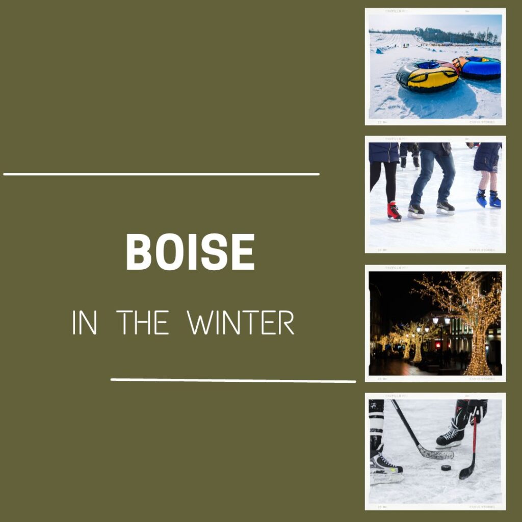 Boise in the winter graphic