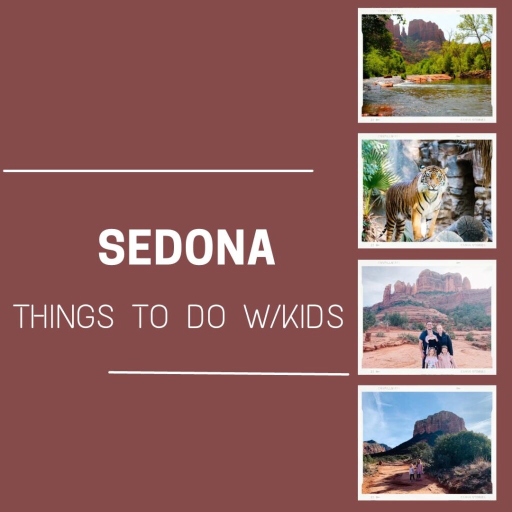 Sedona with kids graphic